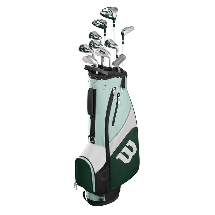 Lady Wilson Golf Profile SGI Complete Set w Driver,Cart Bag,Irons Standard