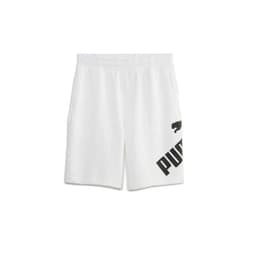 NEW Mens Puma BIG LOGO Athletic Shorts Puma White / Dark Denim Size Large