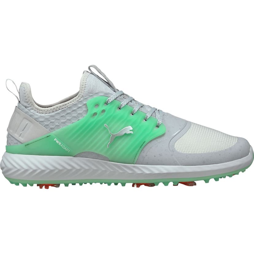 NEW Mens Puma LE Ignite PWRADAPT Caged FM Golf Shoes High Rise/Green Sz 8 M