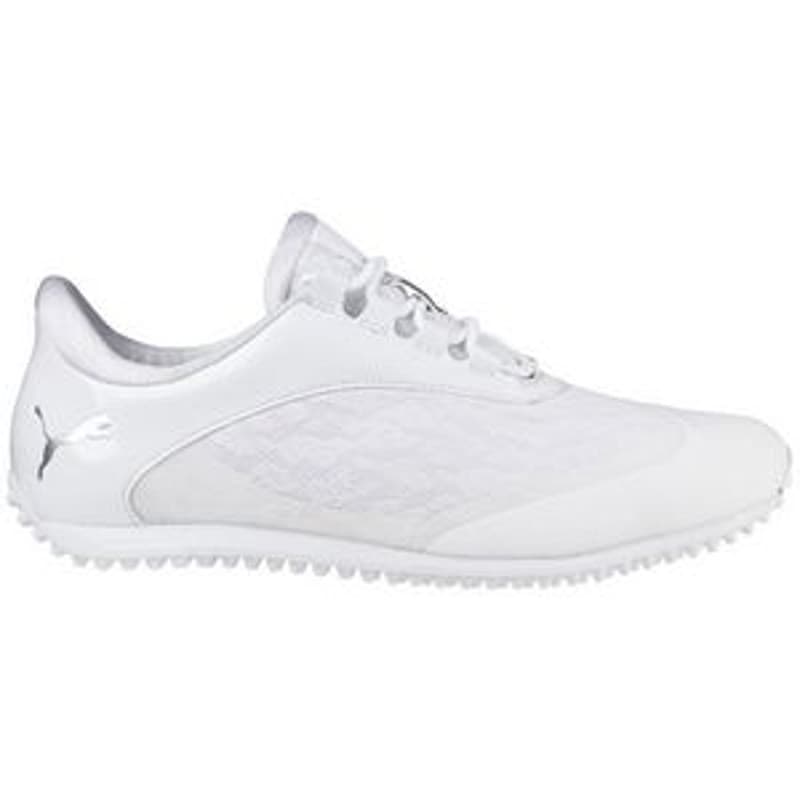 NEW Womens PUMA SummerCat Sport Spikeless Golf Shoes White / Silver Sz 5.5 M