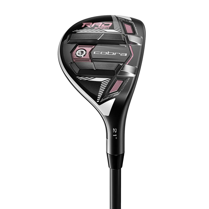 Lady Cobra King RadSpeed Black / Pink 4 Hybrid 21° UST Recoil 450 ESX