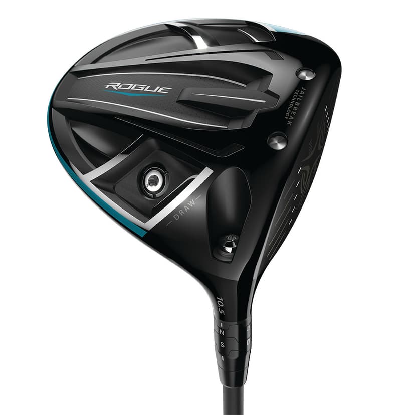 Left Hand Callaway Rogue Draw 9° Driver Project X Even Flow Blue 60 Stiff