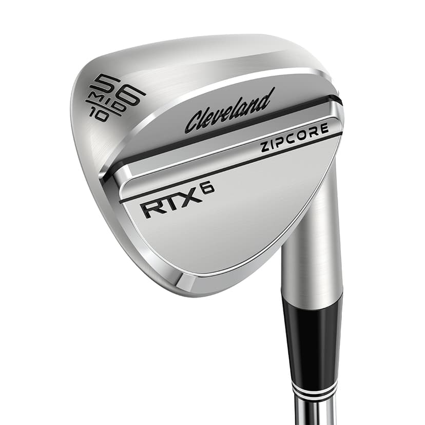 Cleveland RTX 6 Zipcore Tour Satin 50° Gap Wedge 10° Mid Bounce DG Spinner Steel Wedge