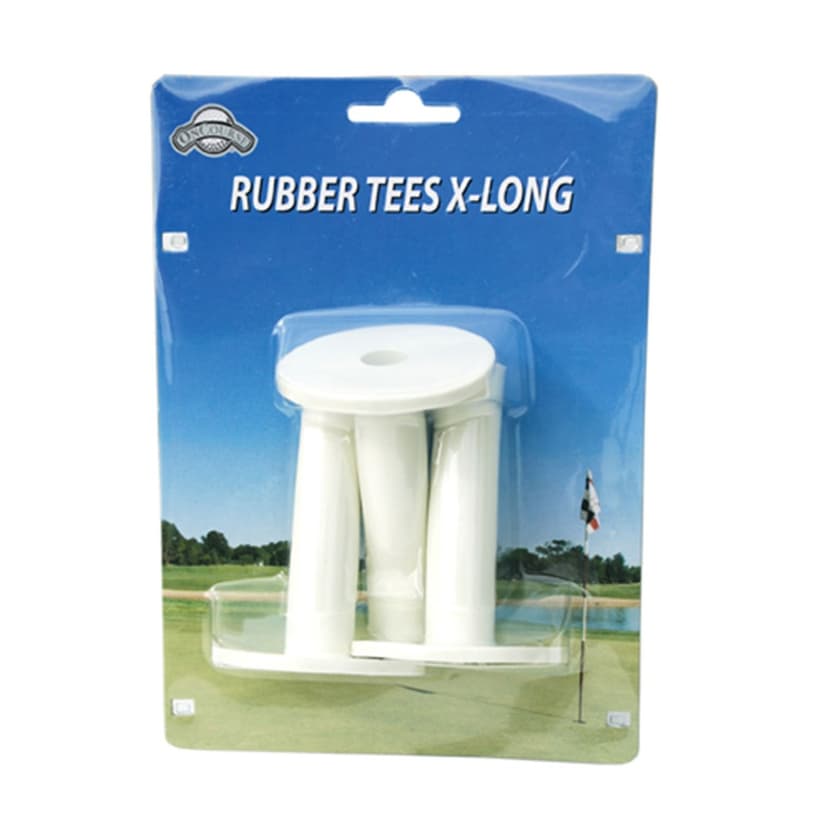 OnCourse Rubber Tee Indoor / Outdoor Practice Mat 3" 3 Pack