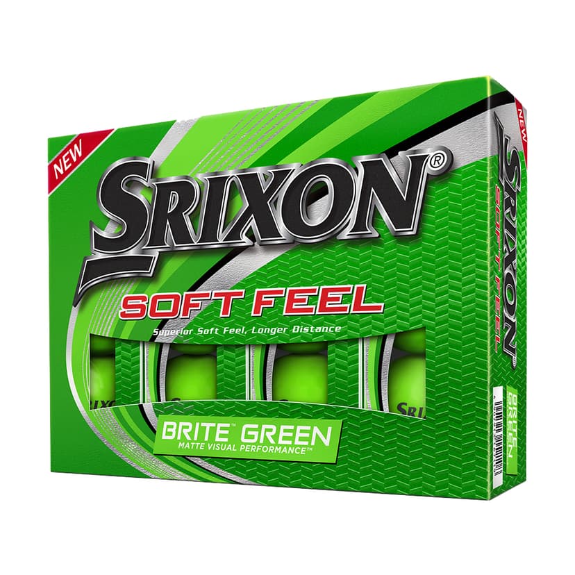 Srixon Soft Feel 12 Brite Green Golf Balls