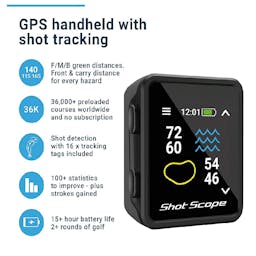 Shot Scope H4 Handheld GPS w/ Club Tracking