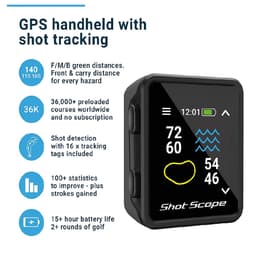 Shot Scope H4 Handheld GPS w/ Club Tracking