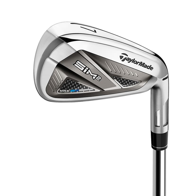 TaylorMade SIM2 Max 4-PW+AW Irons KBS C-Taper Lite Steel Regular