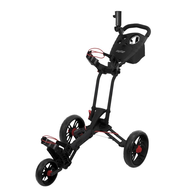 Bag Boy Spartan XL Push Cart - Black / Red