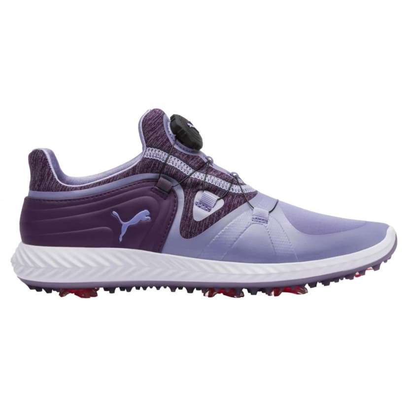 Womens Puma Ignite Blaze Sport Disc Golf Shoes Gray Violet / White Sz 7 M