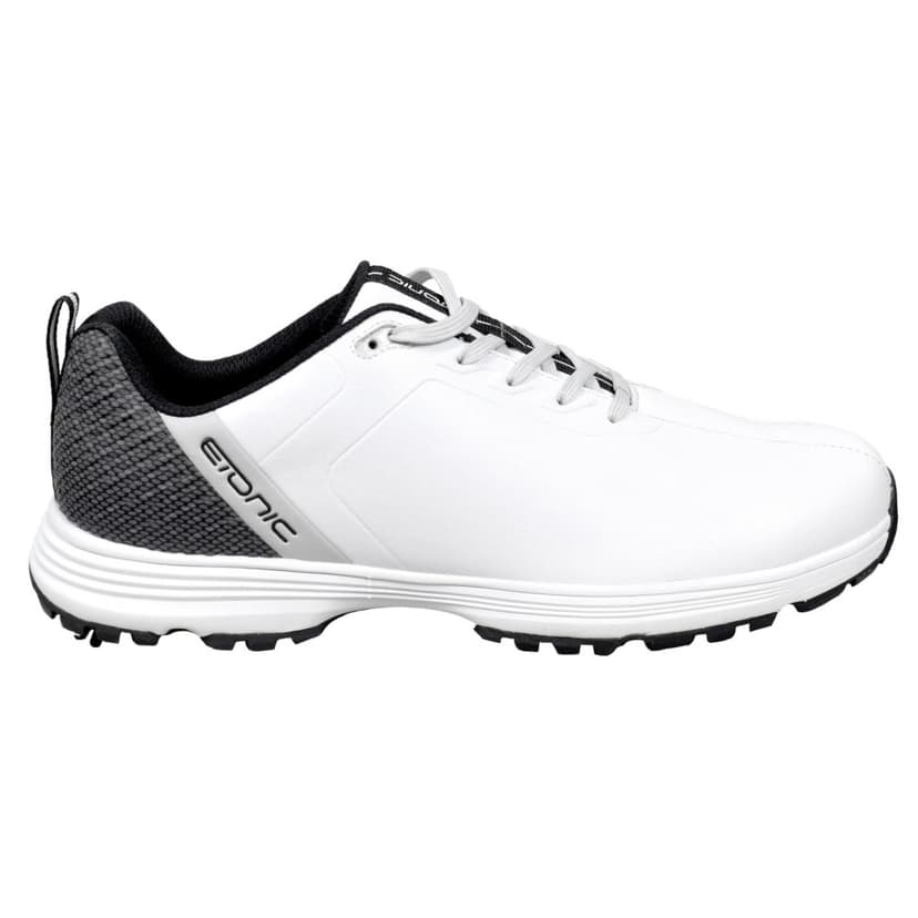 Men's Etonic Stabilizer 2.0 Waterproof Golf Shoes White/Black 9W