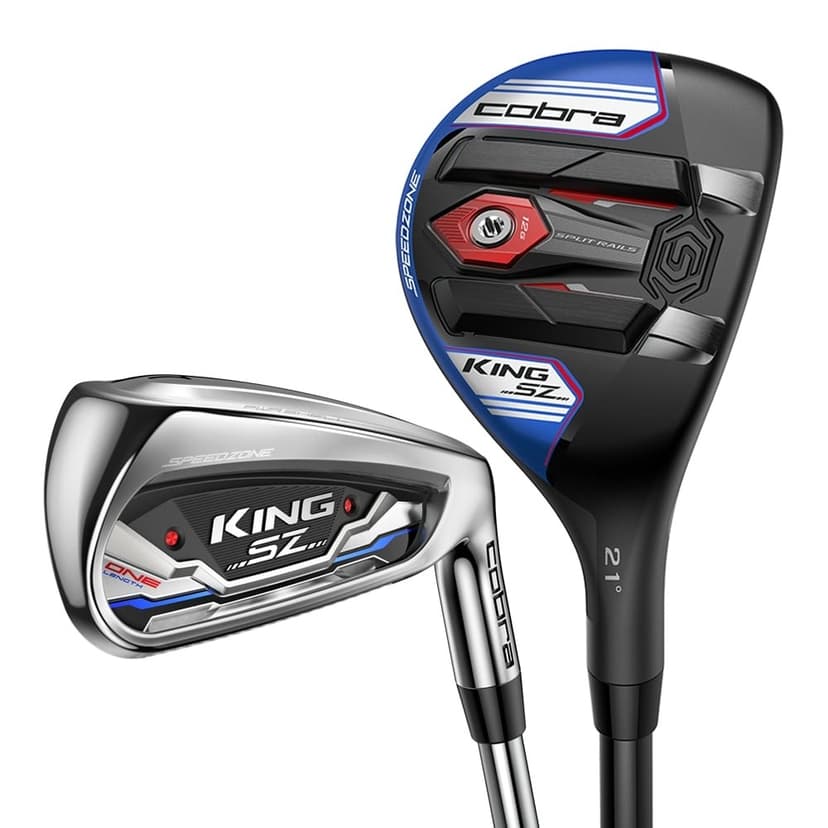 Cobra King Speedzone One Length 5-PW+GW Hybrid Irons Recoil ESX Graphite Regular