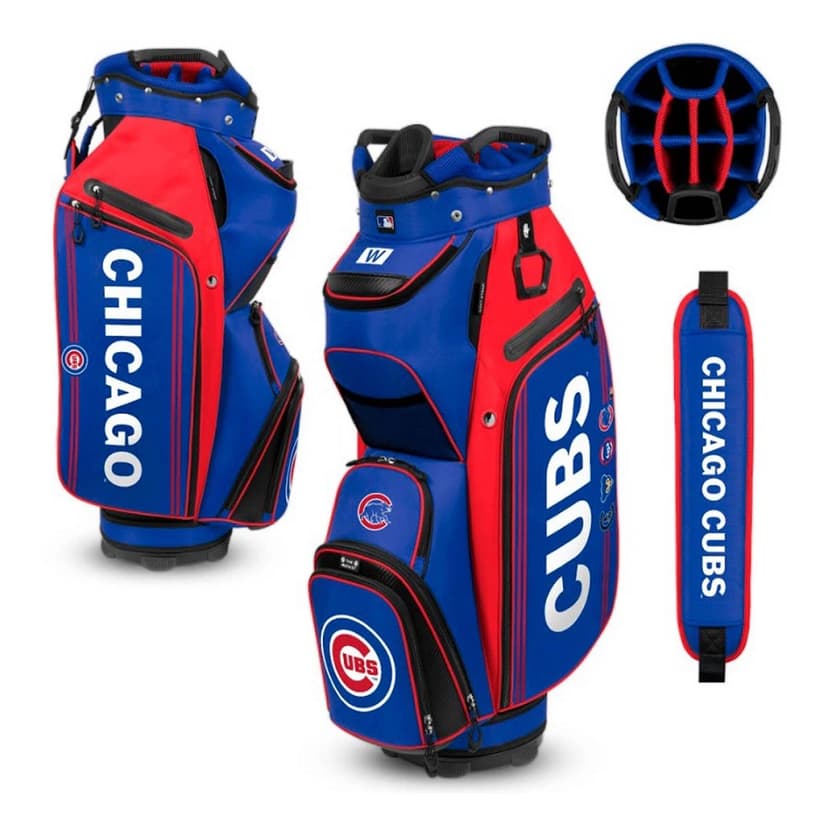Team Effort Bucket III Cooler Cart Bag - Chicago Cubs