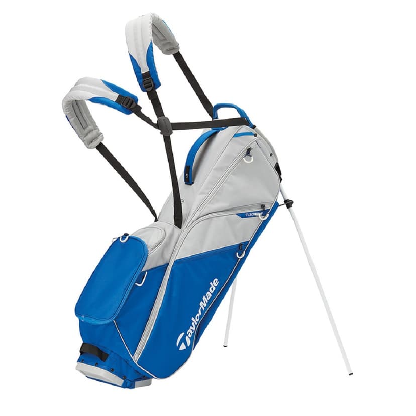 TaylorMade TM22 FlexTech Lite Stand Bag - Cool Gray / Blue