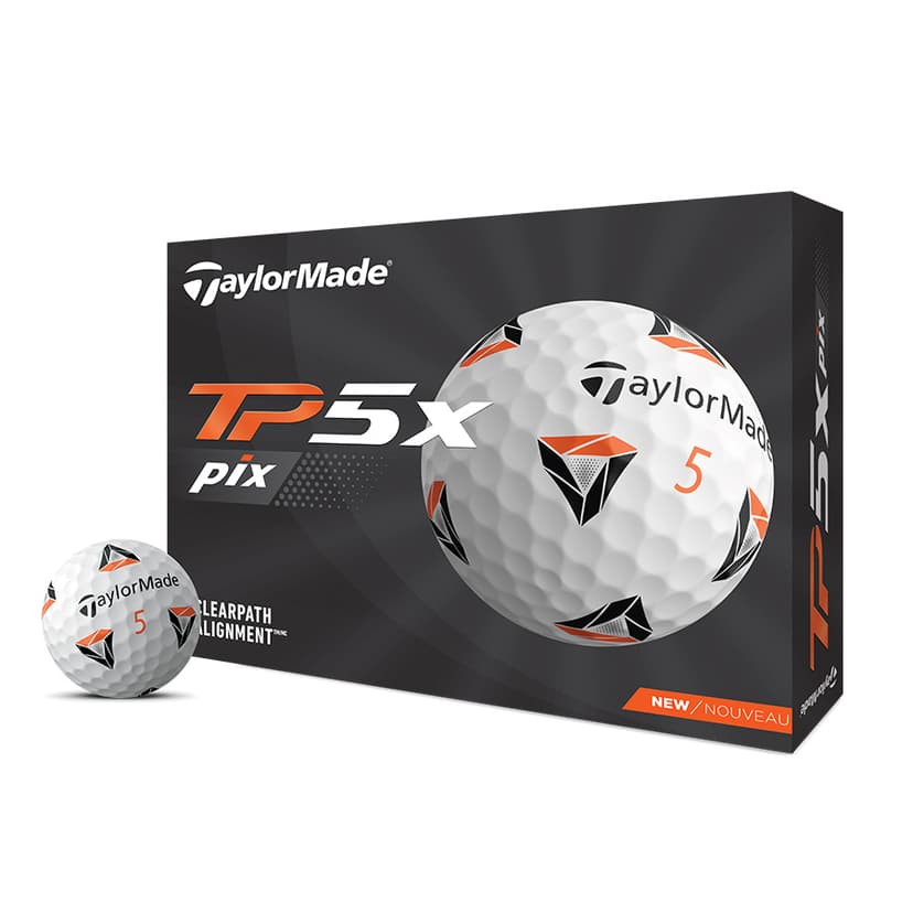 TaylorMade TP5X Pix Golf Balls - 1 Dozen