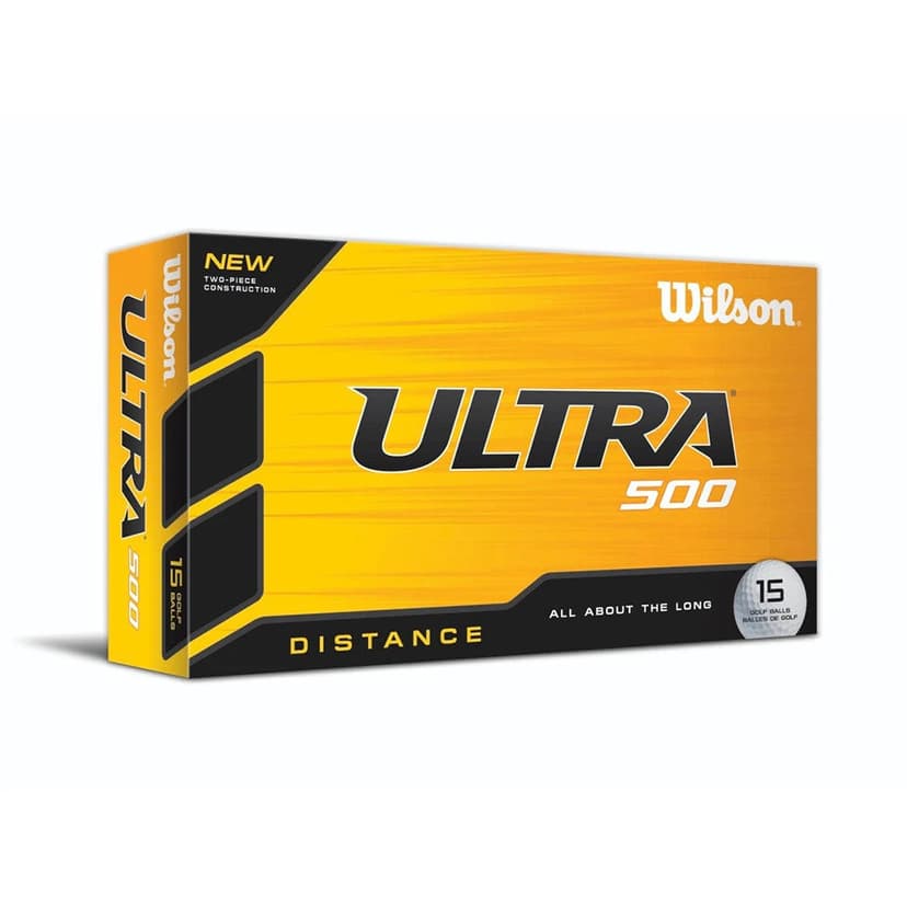 Wilson Ultra 500 Distance Golf Balls - 15 Pack