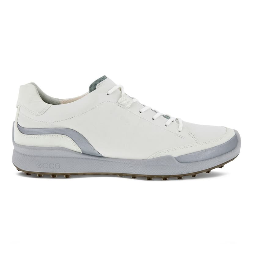 NEW Ecco Mens Biom Hybrid Laced Golf Shoes White/Silver US 7-7.5 EU 41