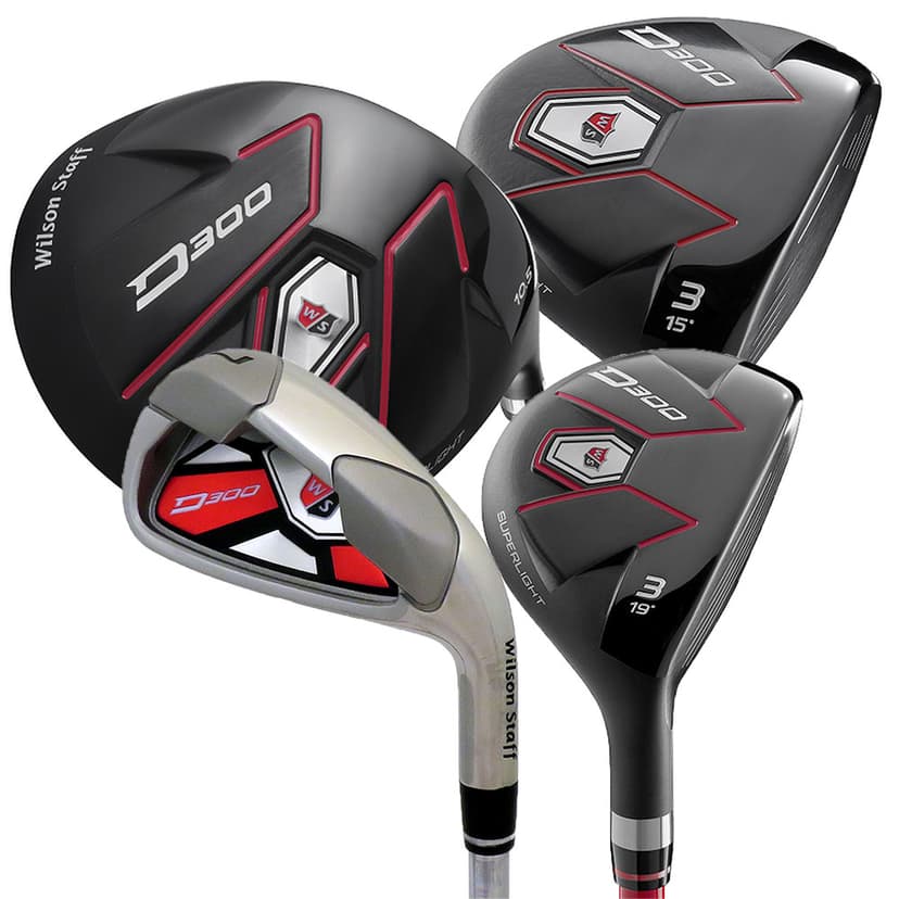Wilson Staff D300 SL 10.5 Driver, 3 5 Wood, 4 Hybrid, 5-PW Irons Regular