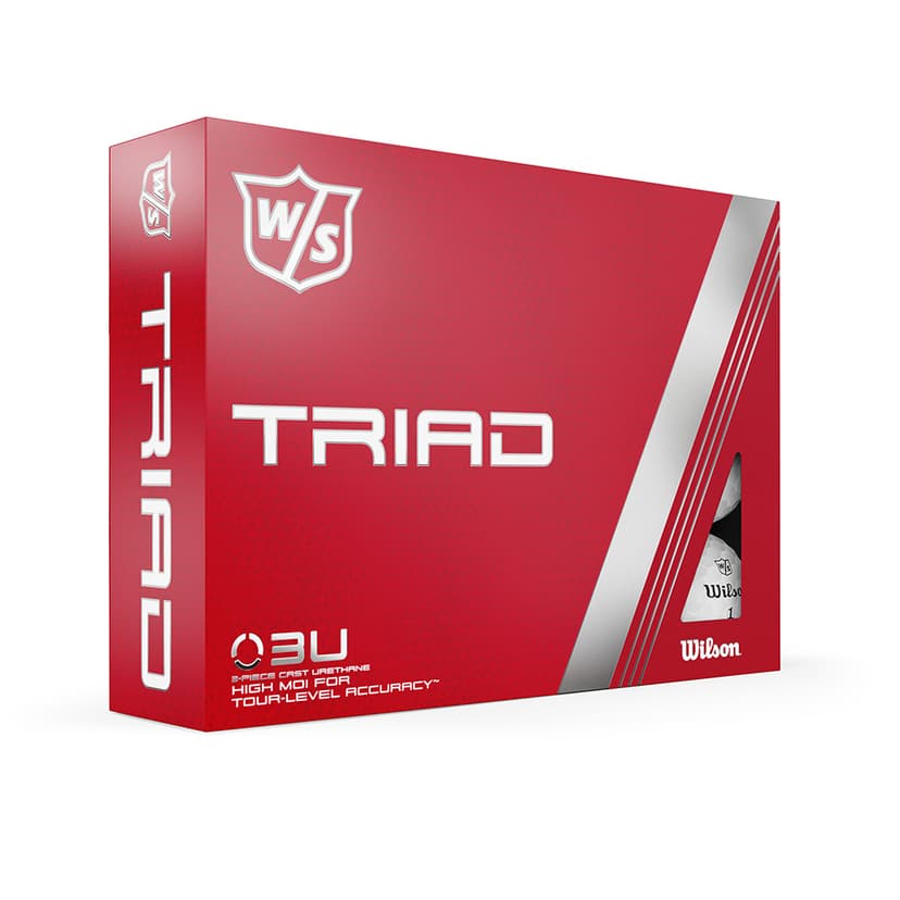 Wilson Staff Triad Golf Balls - 1 Dozen White