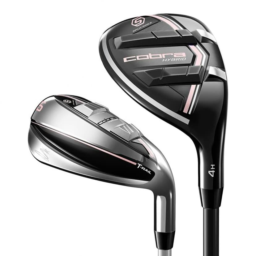 Cobra Lady 2021 T-Rail Iron-Hybrid 5-PW+SW Irons Ultralite Graphite
